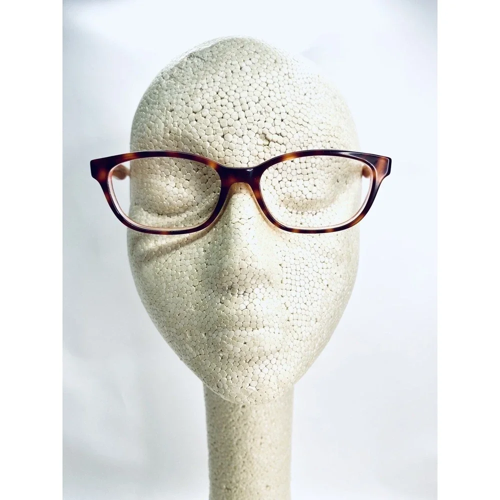 Kate Spade NY Tortoise Wayfarer Eyeglasses Pink Clear Brylie QTQ 50 16 135